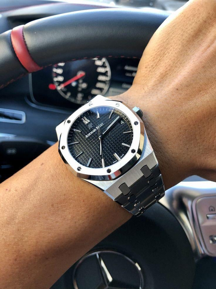Audemars Piguet Royal Oak Offshore Stainless Steel Black Dial Automatic Men’s Watch