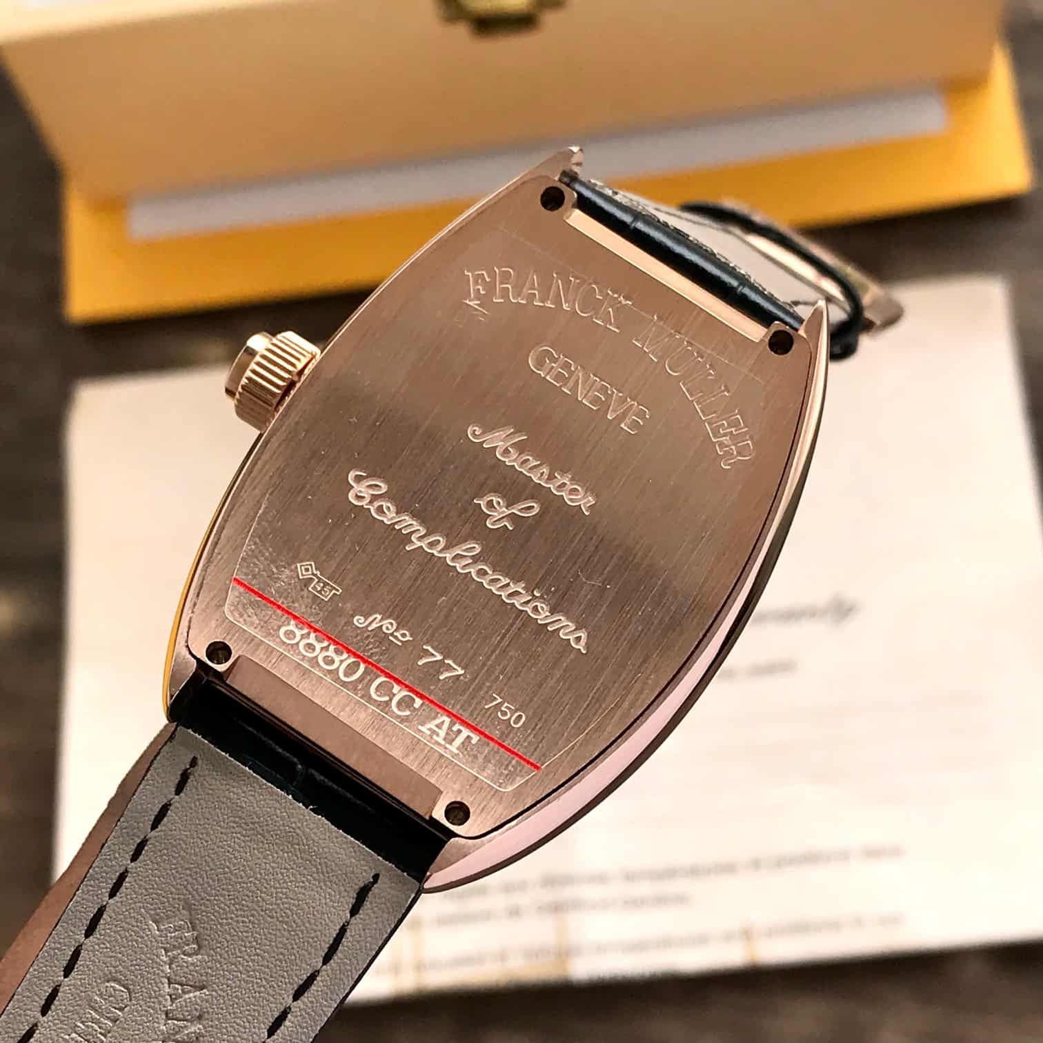Frank Muller Vegas Casino Table Premium Brown Dial Automatic Mens Watch