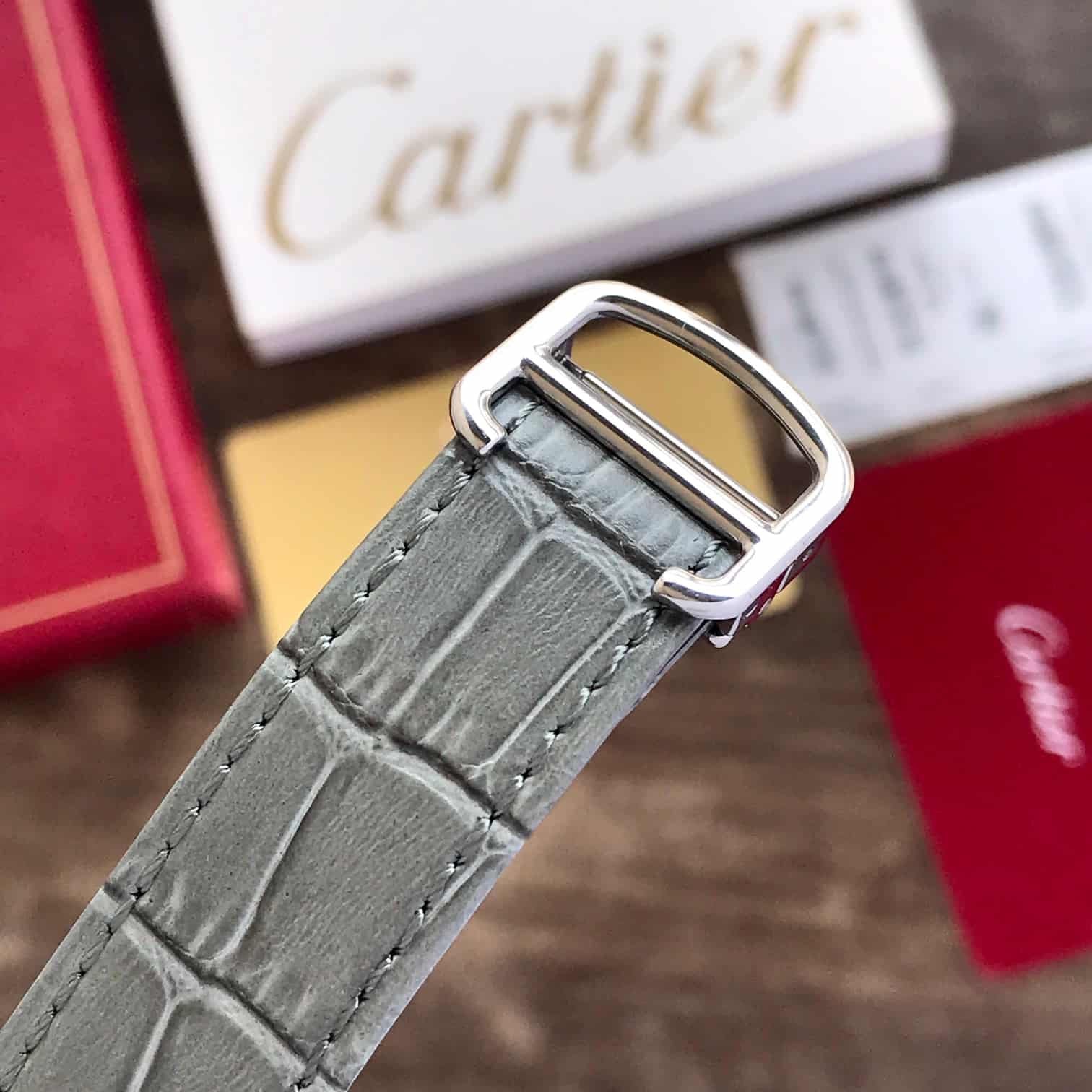 Cartier De Santos Dual Time Grey Premium Automatic Men’s Watch