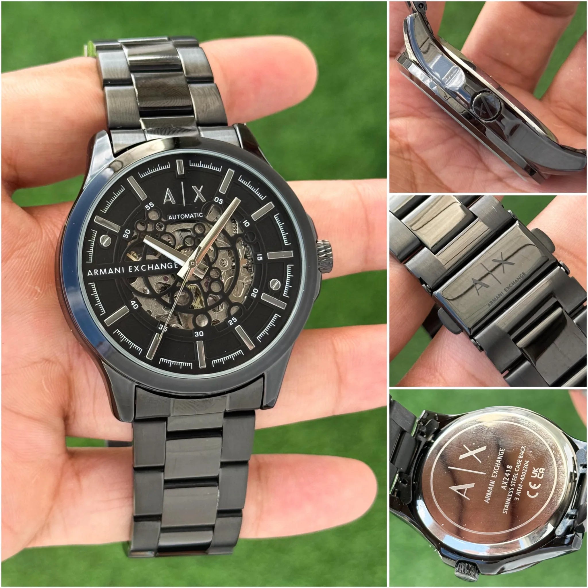 Armani Automatic Black Skeleton
