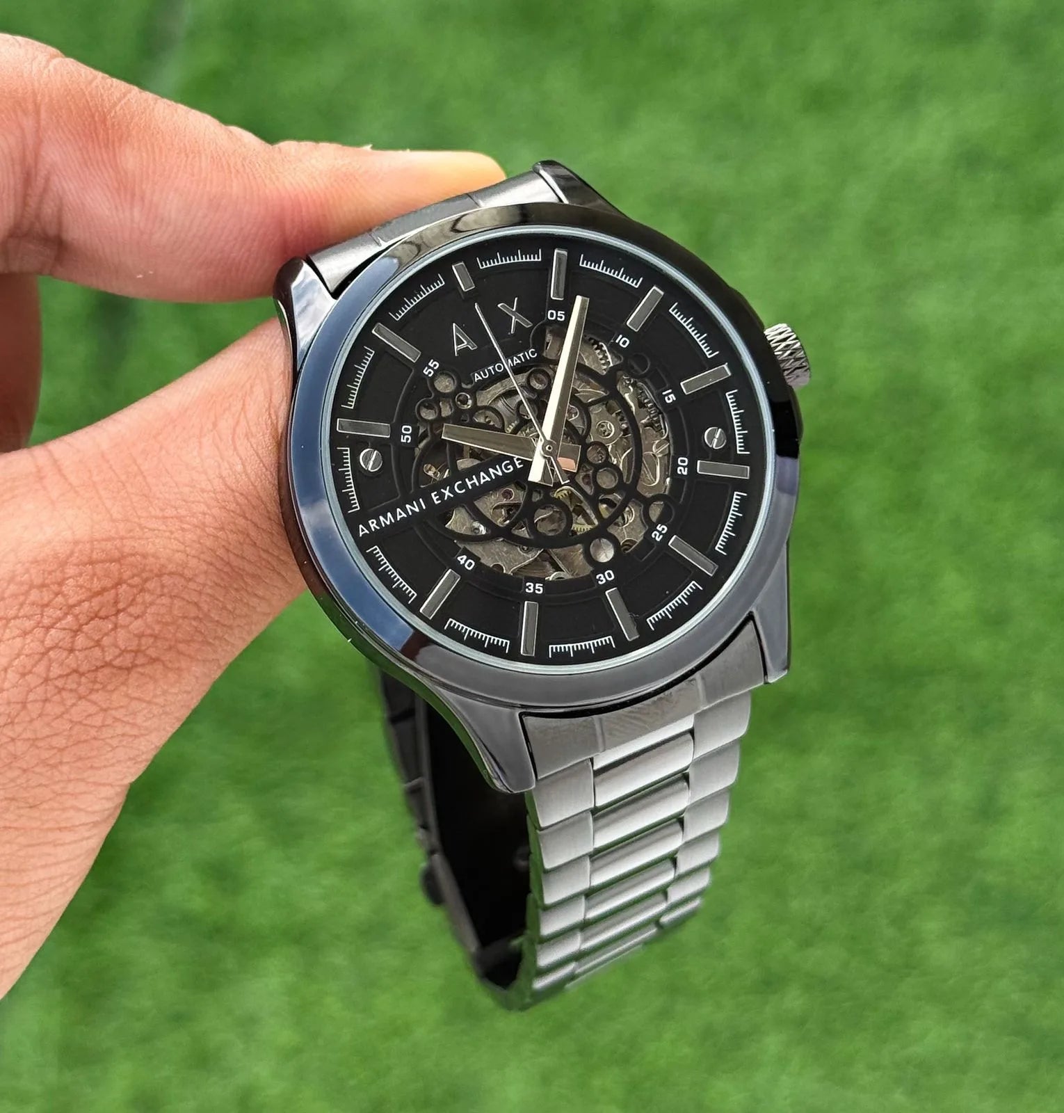 Armani Automatic Black Skeleton