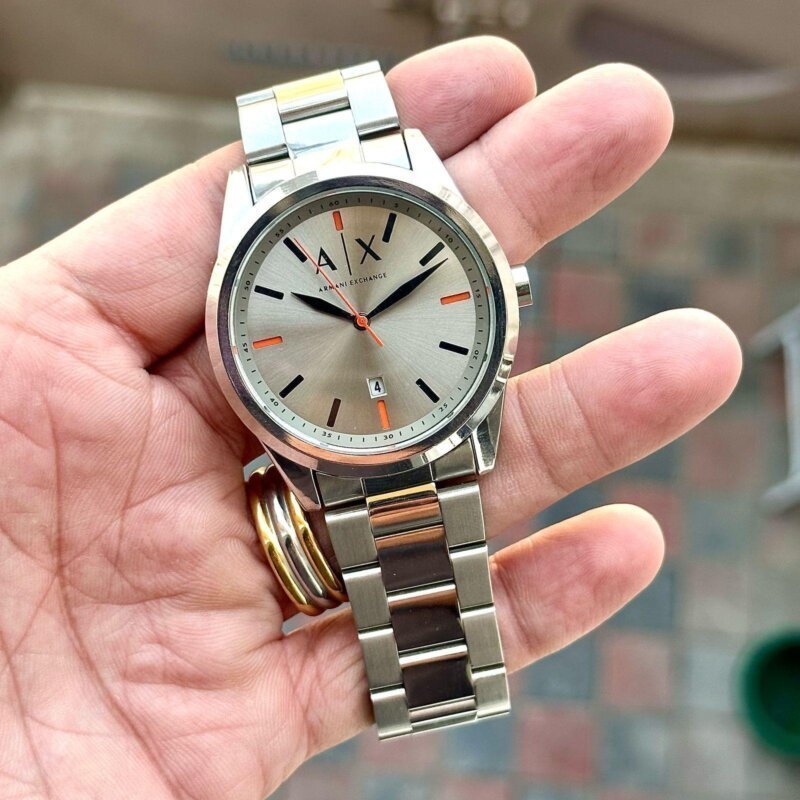 Armani Exchange Stylish Grey Dial Watch
