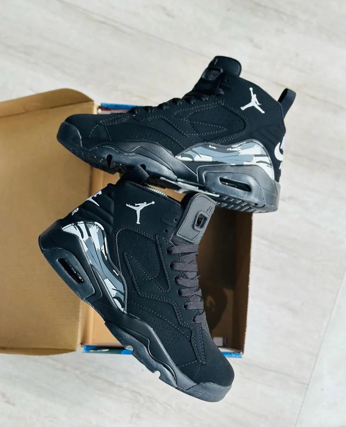 Nike Jumpman Retro 6 Mvp Full Black Sneakers