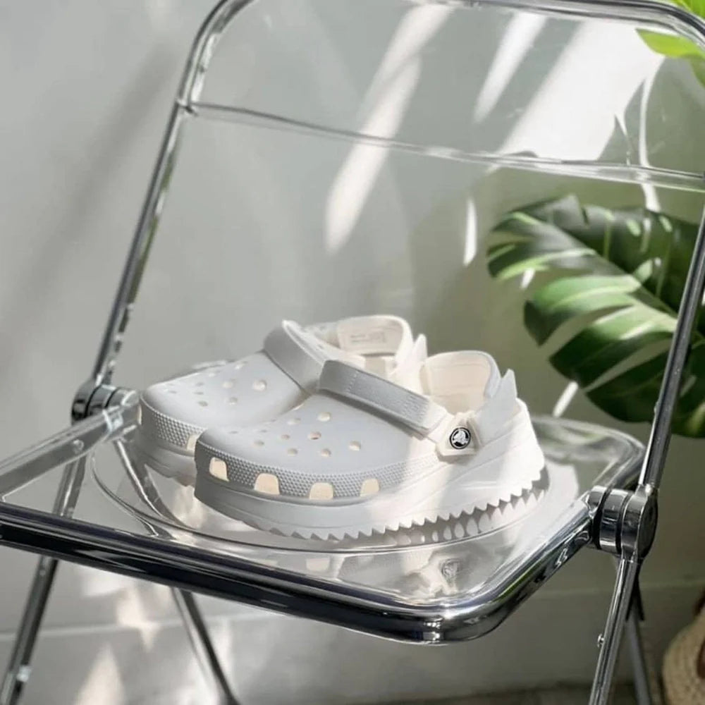 Crocs Hiker Full White Clogs