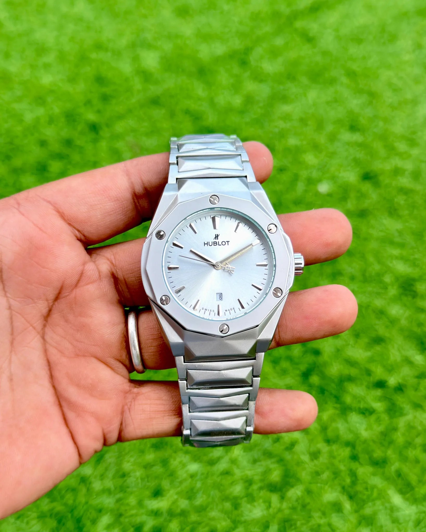 Hublot Big Bang Diamond Cut Silver Edition