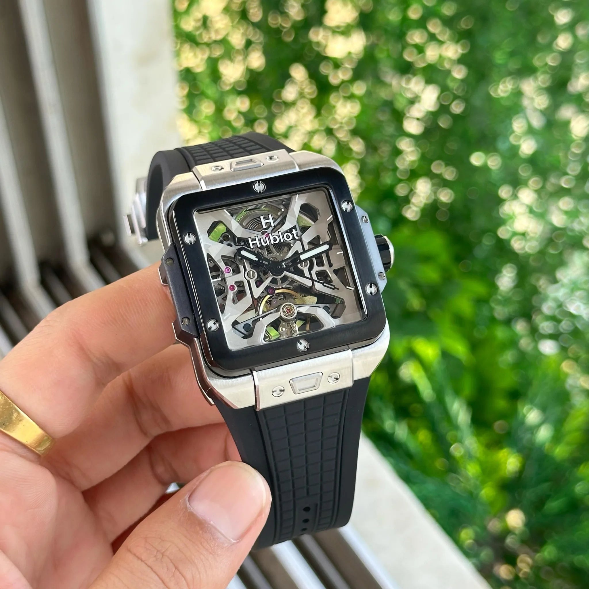 Hublot Square Bang Unico Titanium 42MM Skeleton Edition