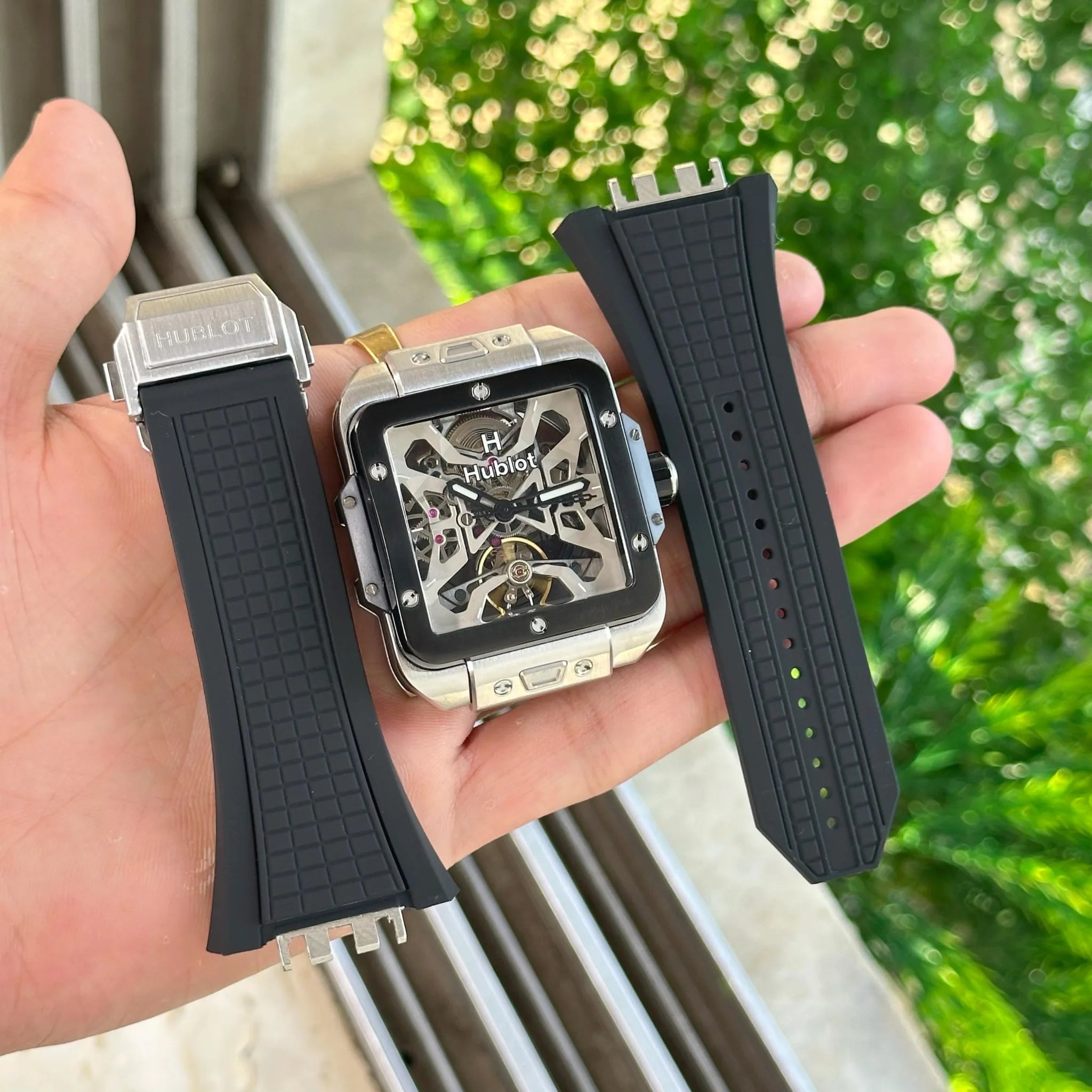 Hublot Square Bang Unico Titanium 42MM Skeleton Edition