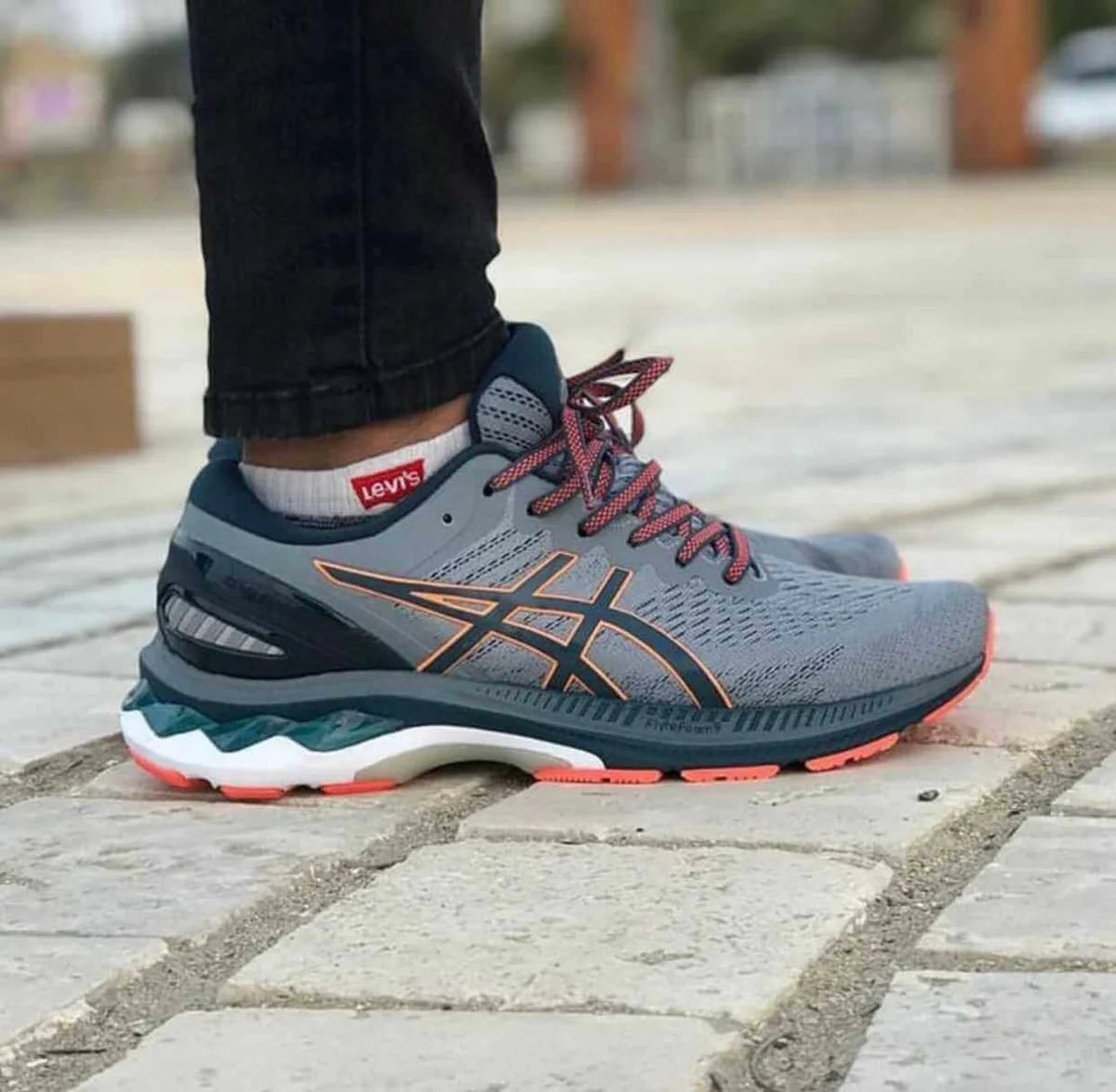 Asics Kayano 27 Grey Running Shoes