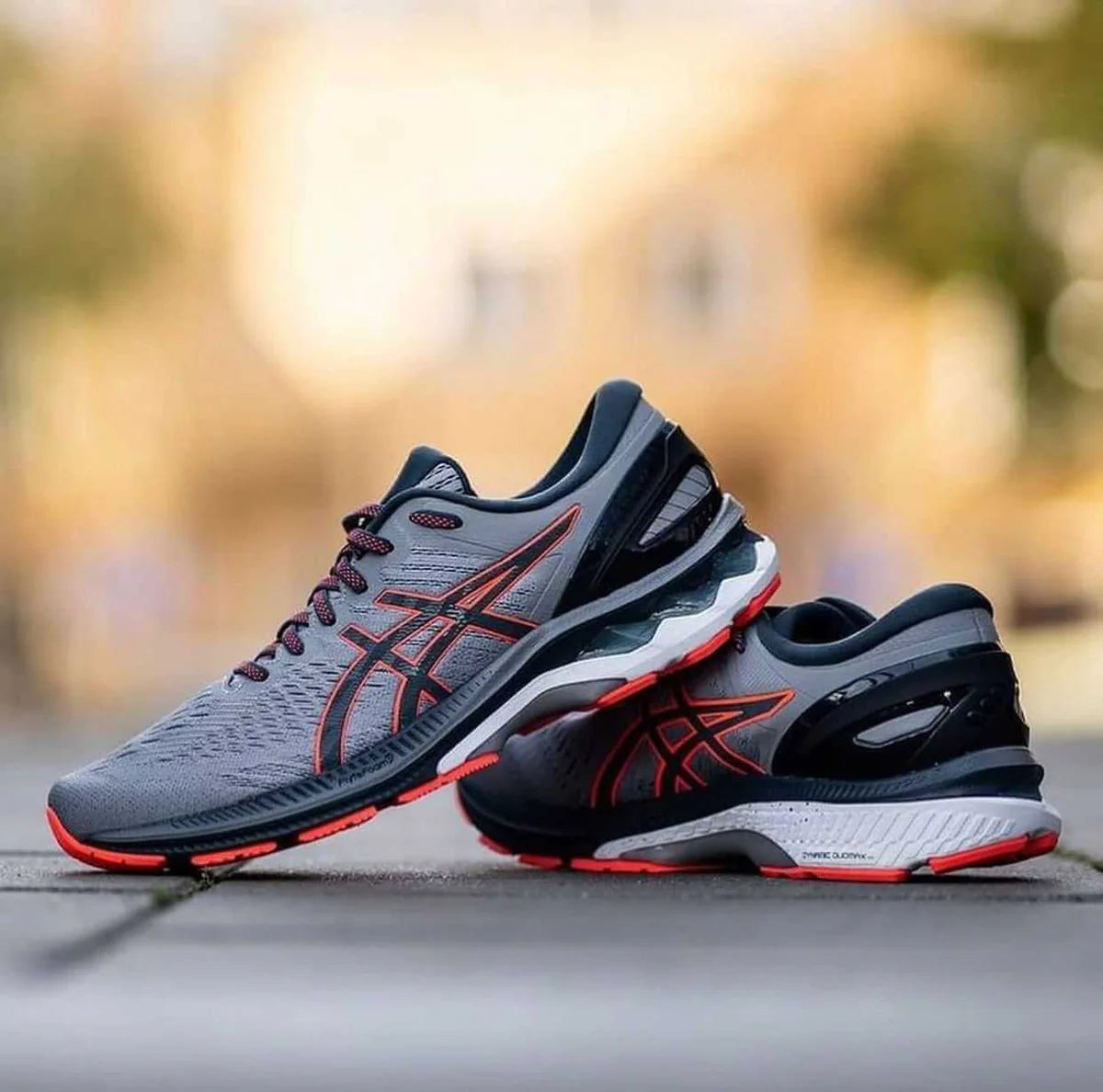 Asics Kayano 27 Grey Running Shoes