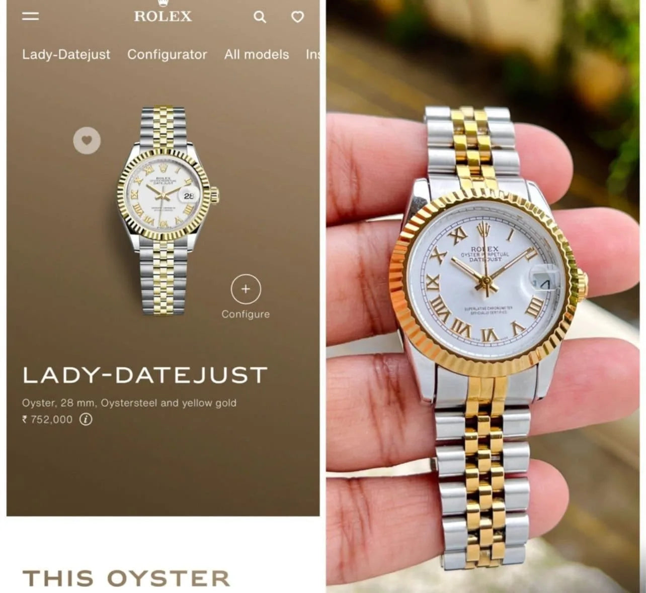 Rolex Oyster Perpetual DateJust 31mm