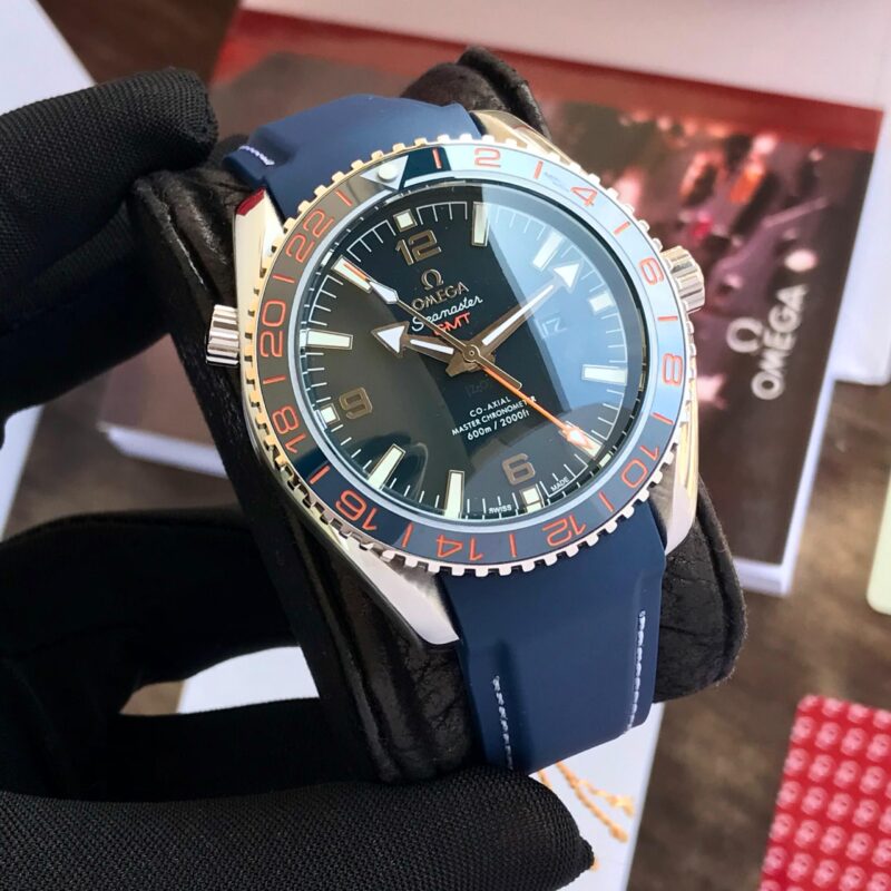 Omega Seamaster Co-Axial GMT Deep Blue Dial