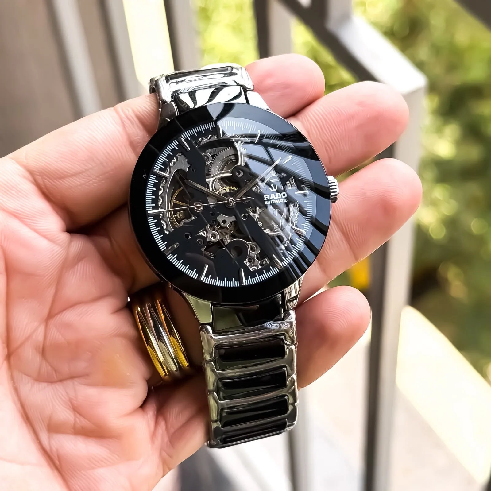 Rado Centrix Automatic Open Heart Jubile Black