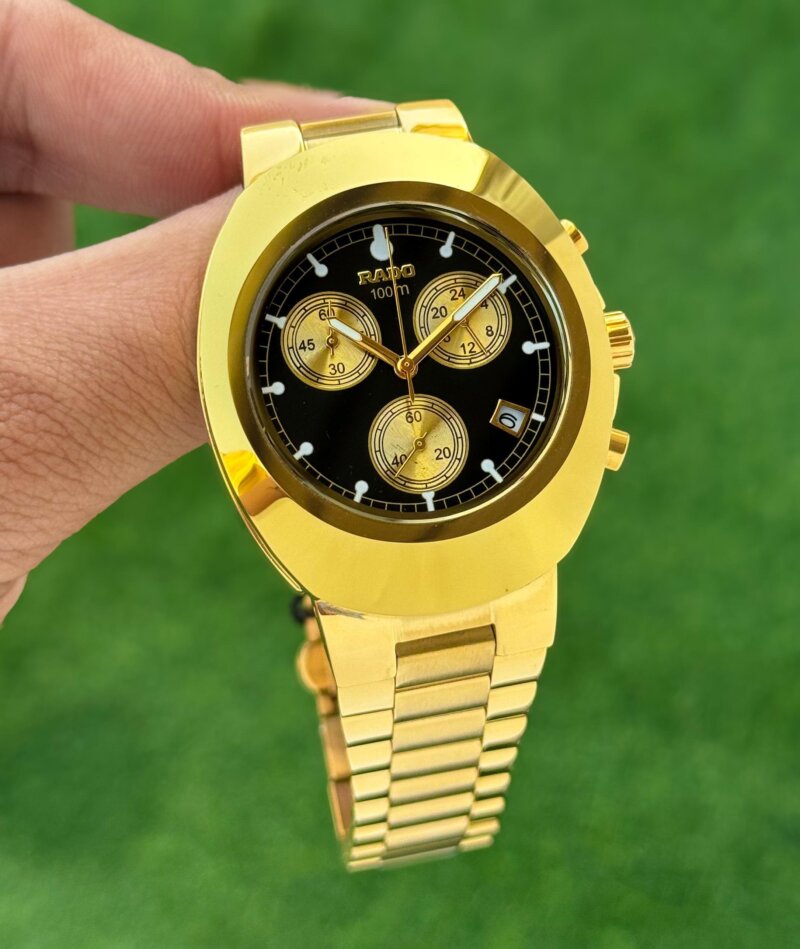 Rado Diastar Chronograph Golden Black Dial