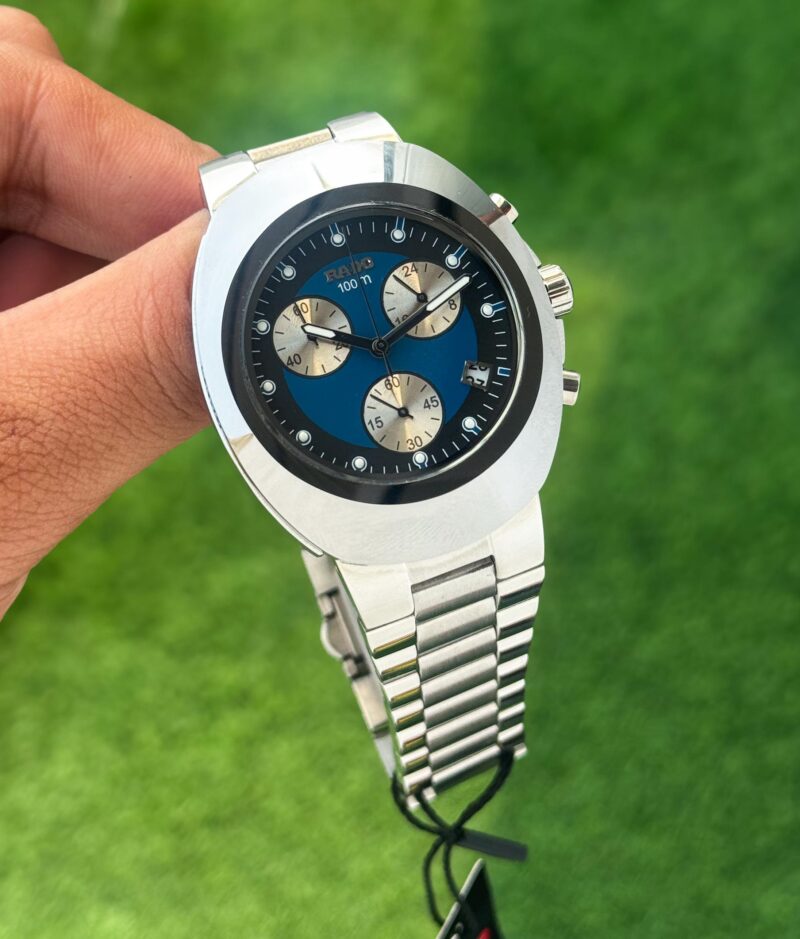 Rado Diastar Slim Chronograph Blue Dial