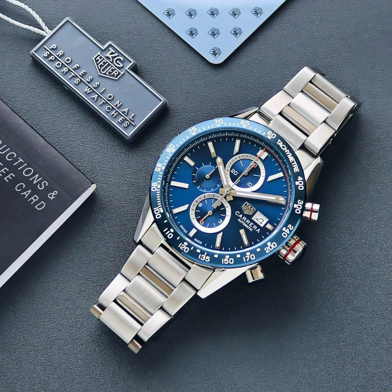 Tag Heuer Blue Dial Stainless Steel Luxury (44mm)