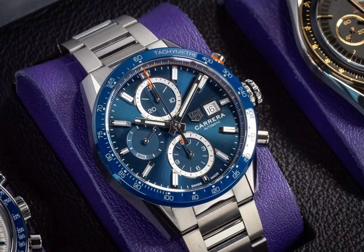 Tag Heuer Blue Dial Stainless Steel Luxury (44mm)