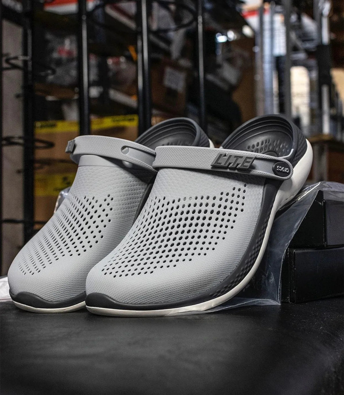 Crocs Literide 360 Black Grey Clogs