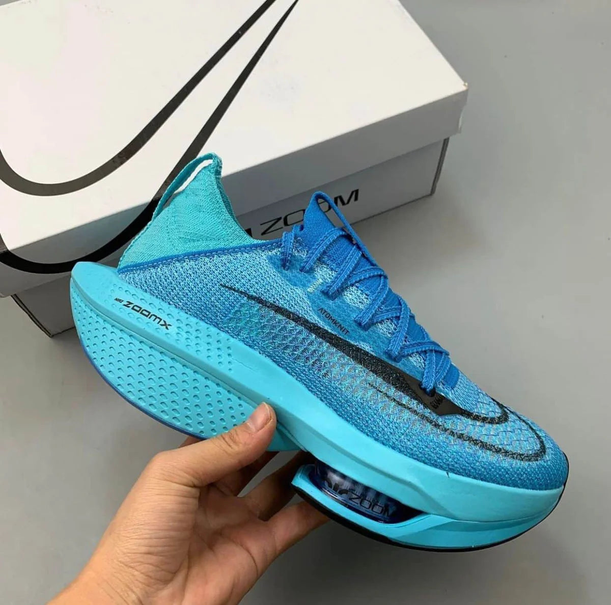 Nike Air Zoom Alphafly Blue Running Shoes