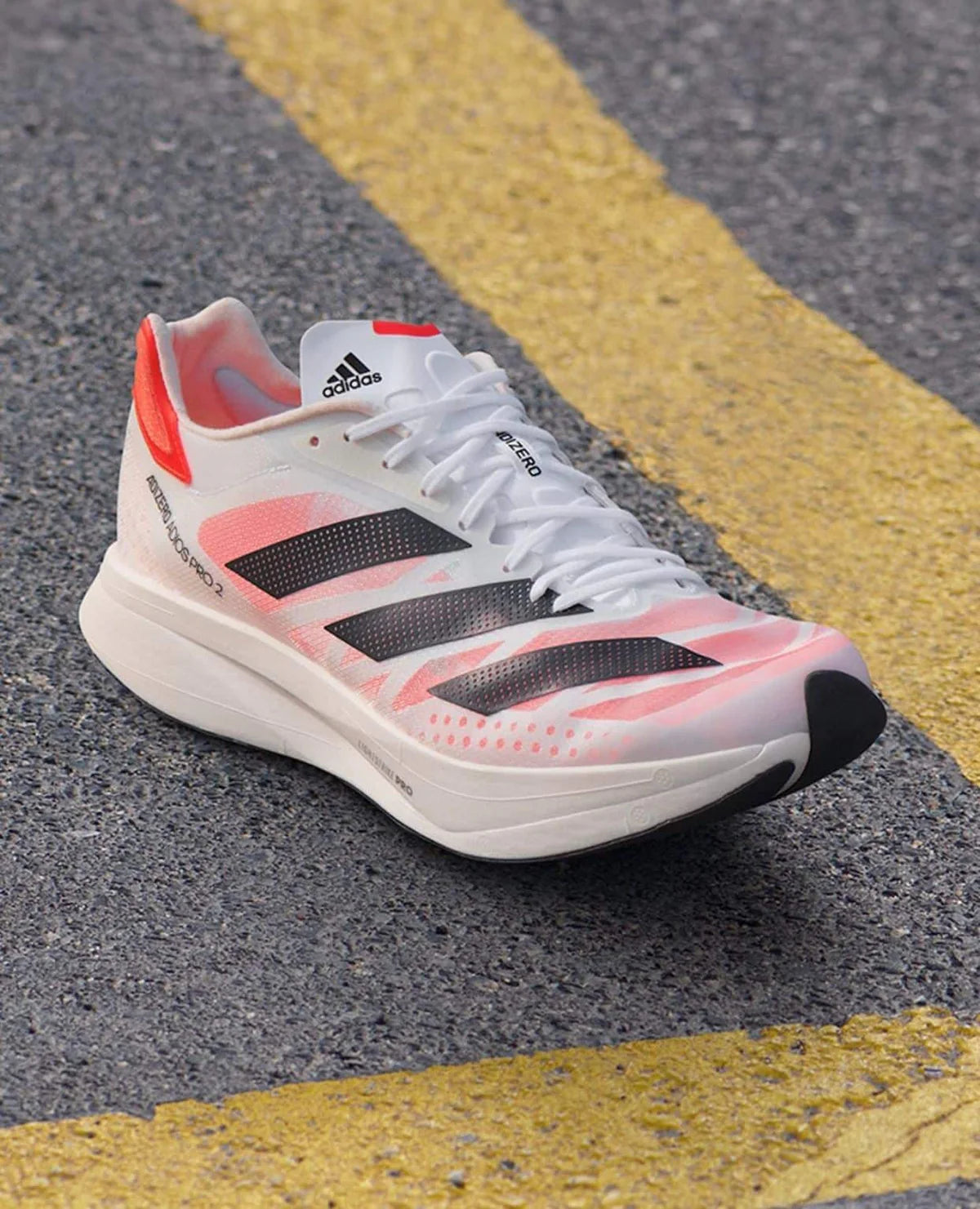 Adidas Adizero Adios Pro 2 White Running Shoes