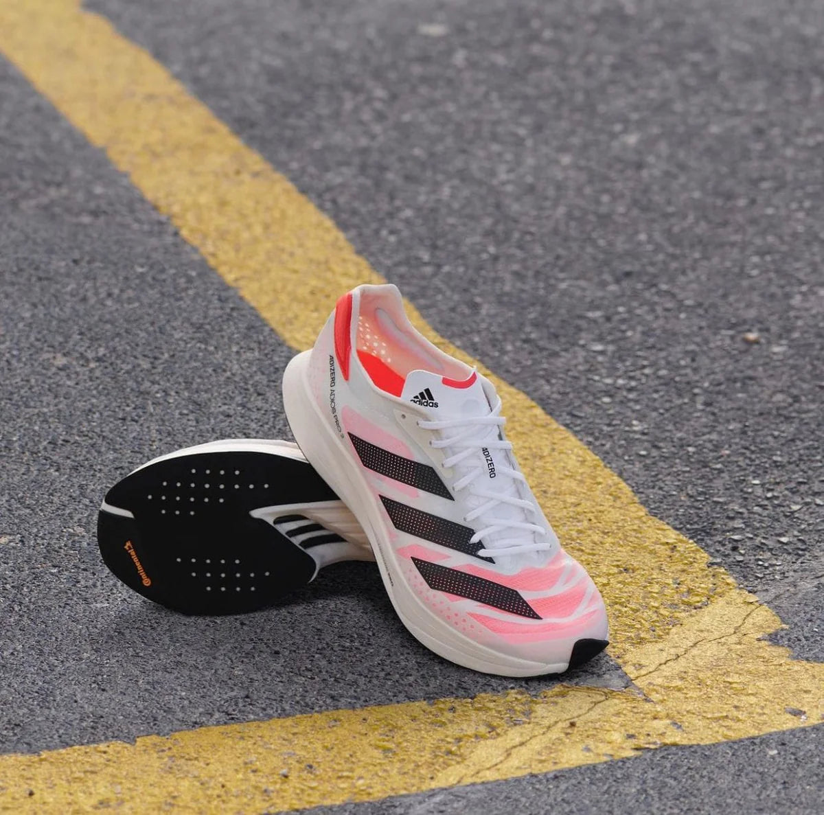 Adidas Adizero Adios Pro 2 White Running Shoes