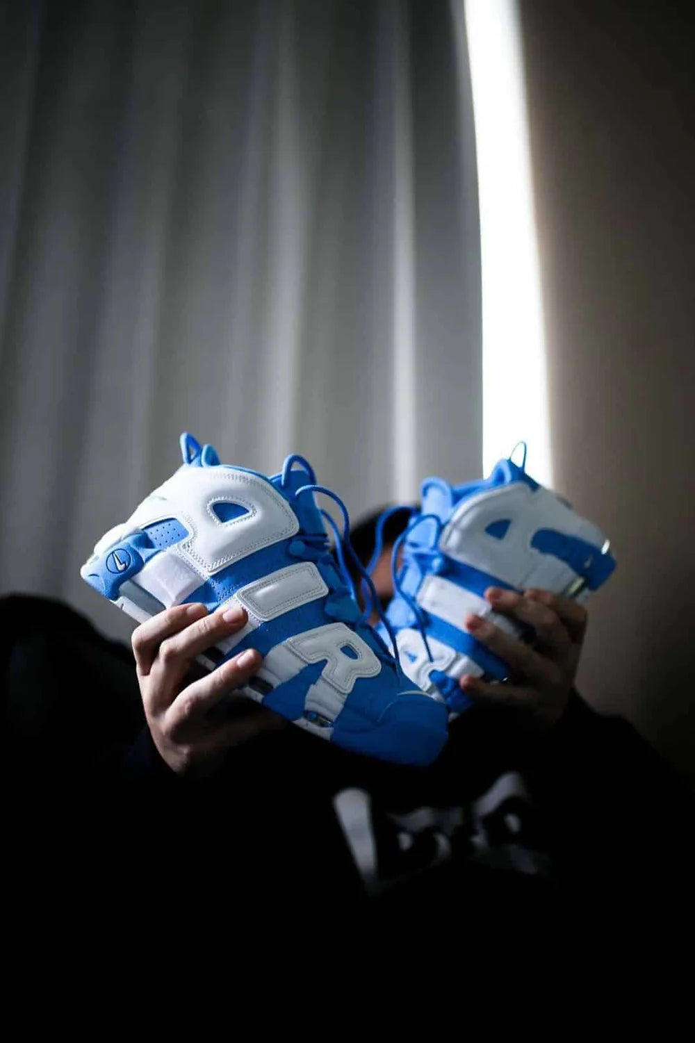 Nike Air More Uptempo Blue Sneakers