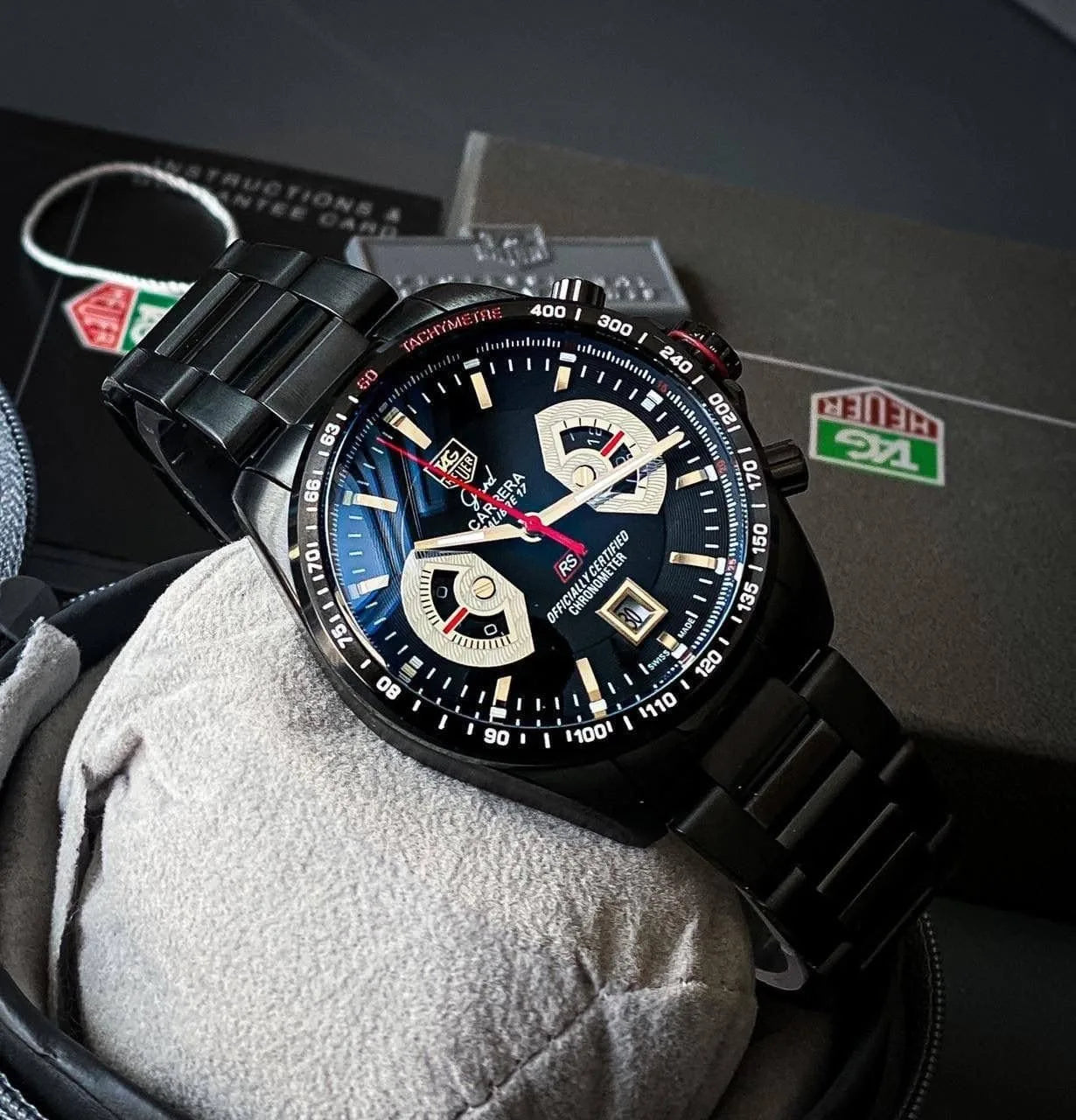 Tag Heuer Carrera Black & Silver