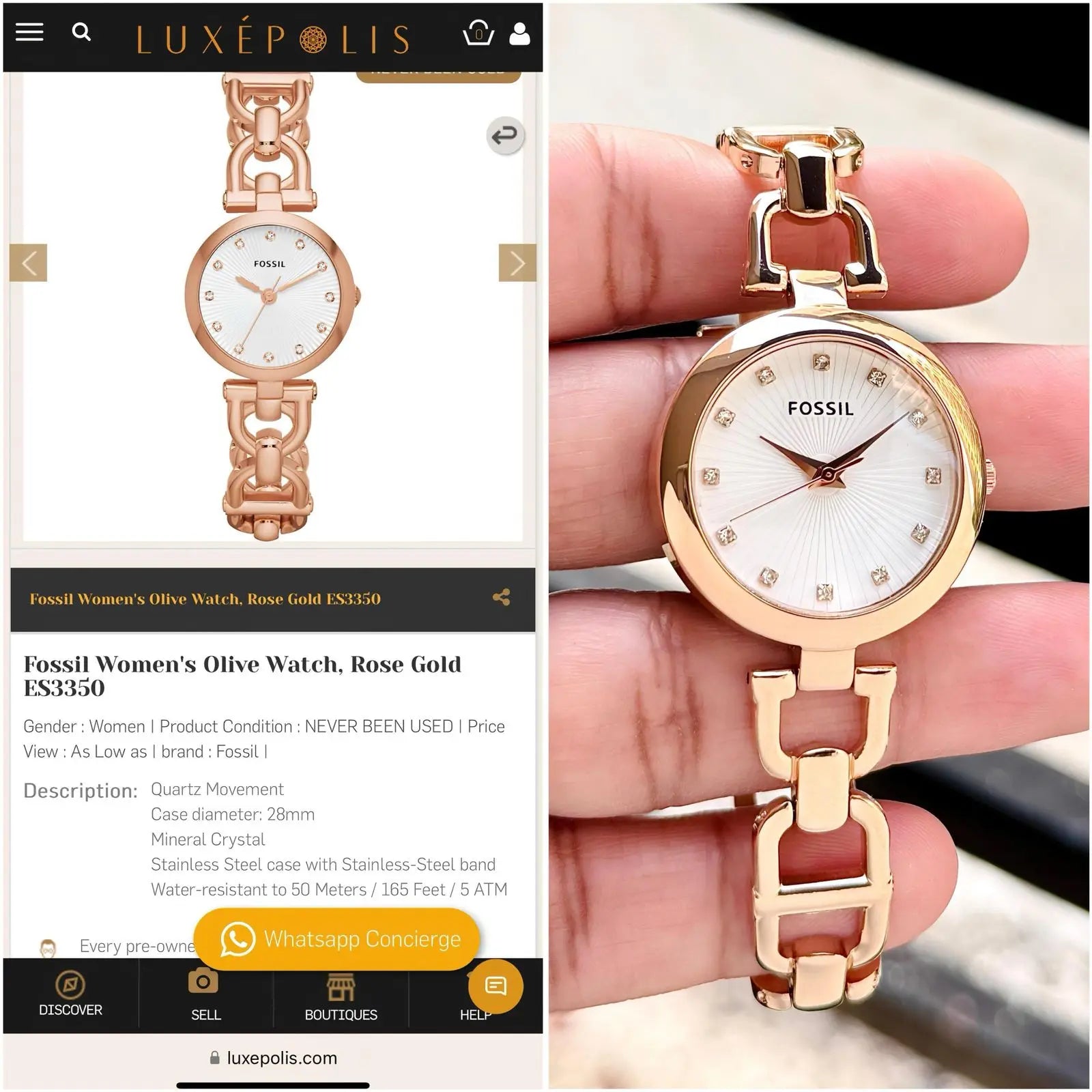 Fossil Premium Collection Watch