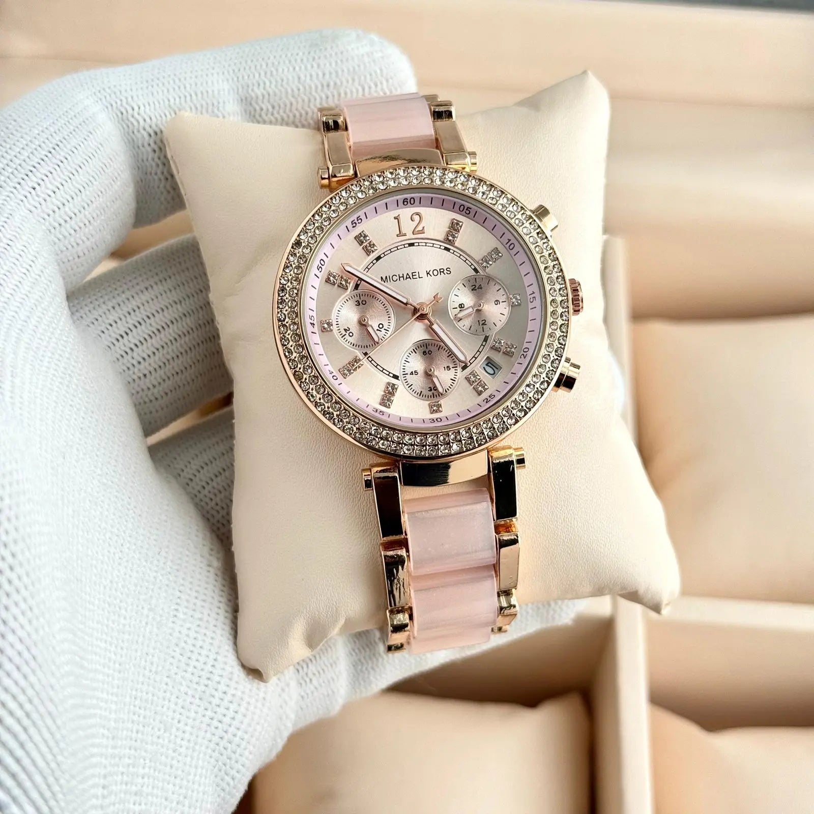 Mk Rose Gold Tone Parker