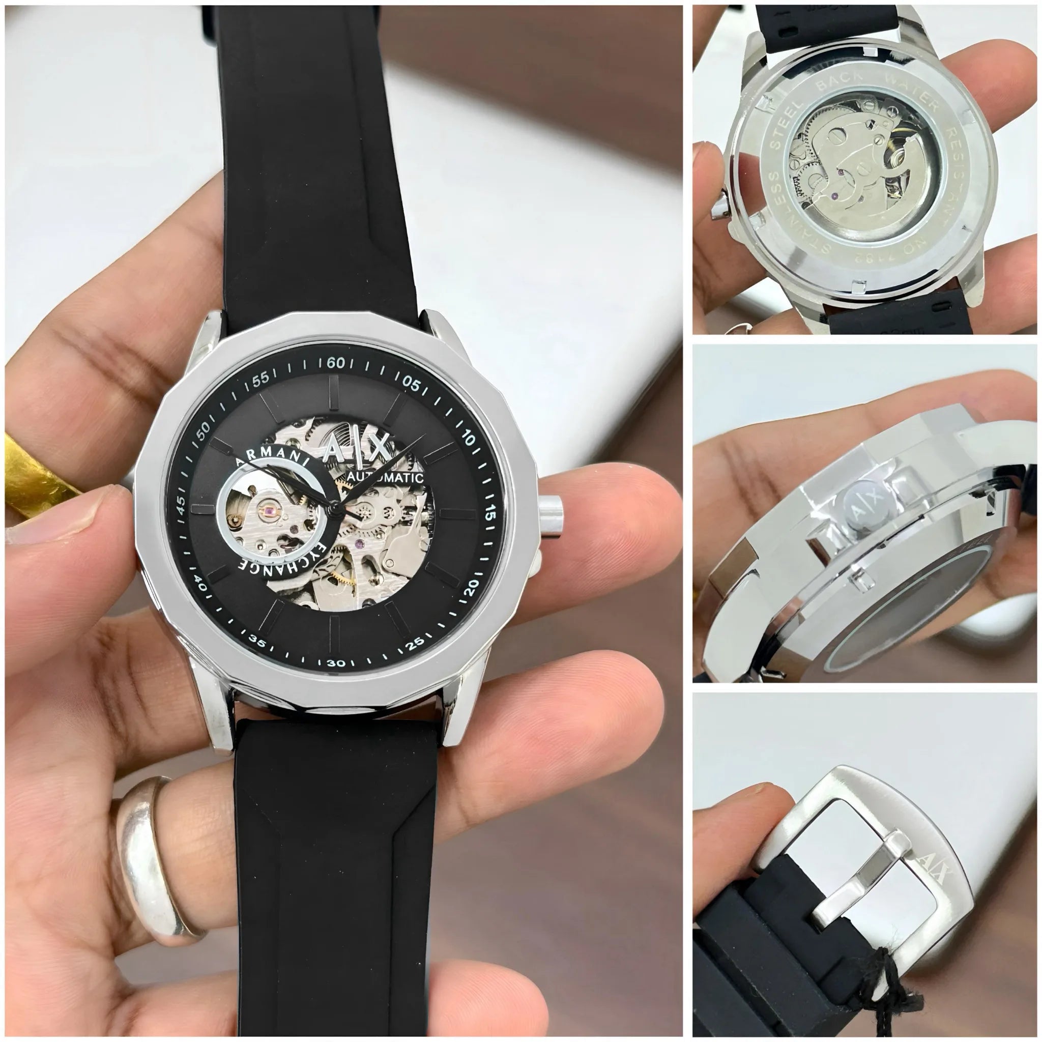 Armani Exchange AX Automatic Skeleton
