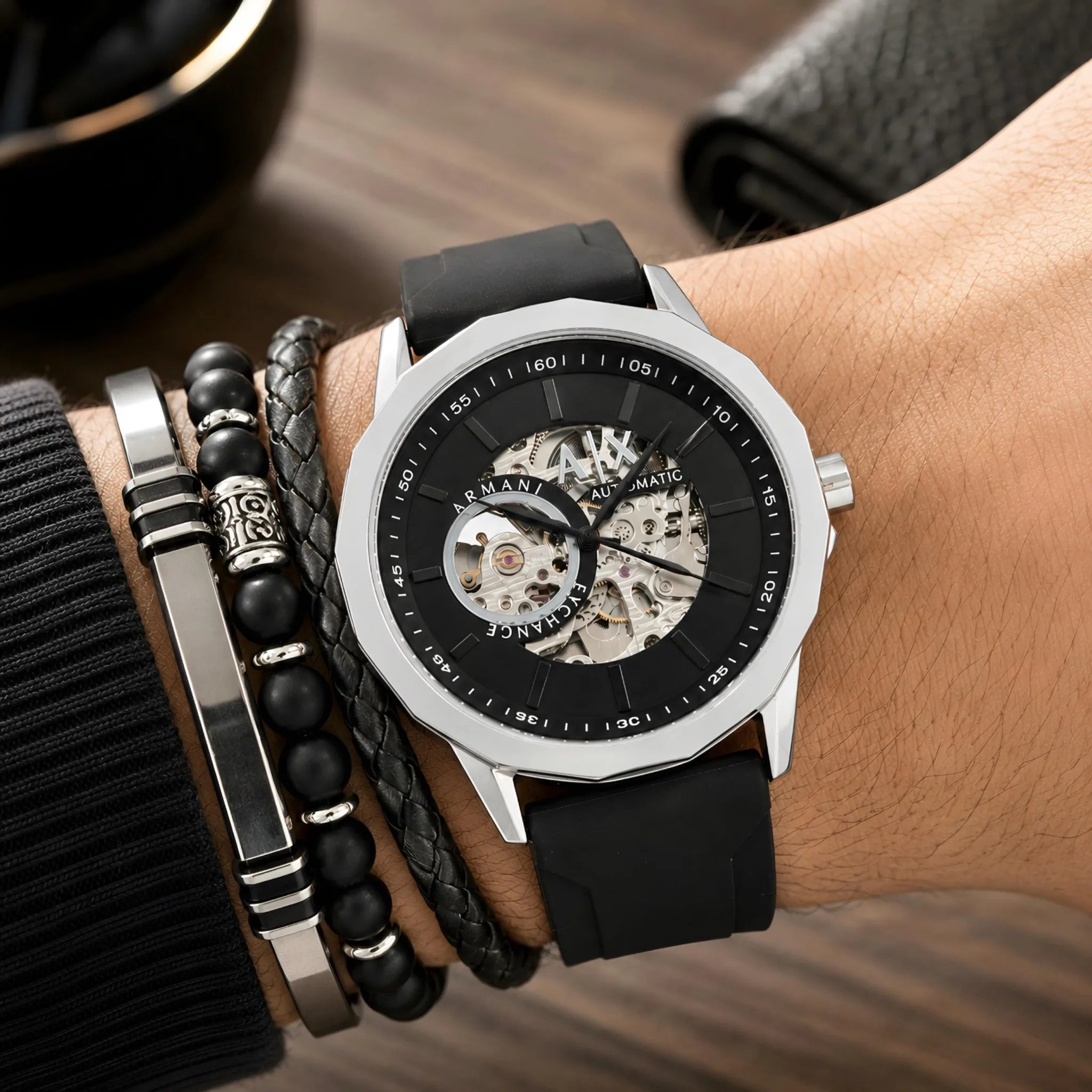 Armani Exchange AX Automatic Skeleton