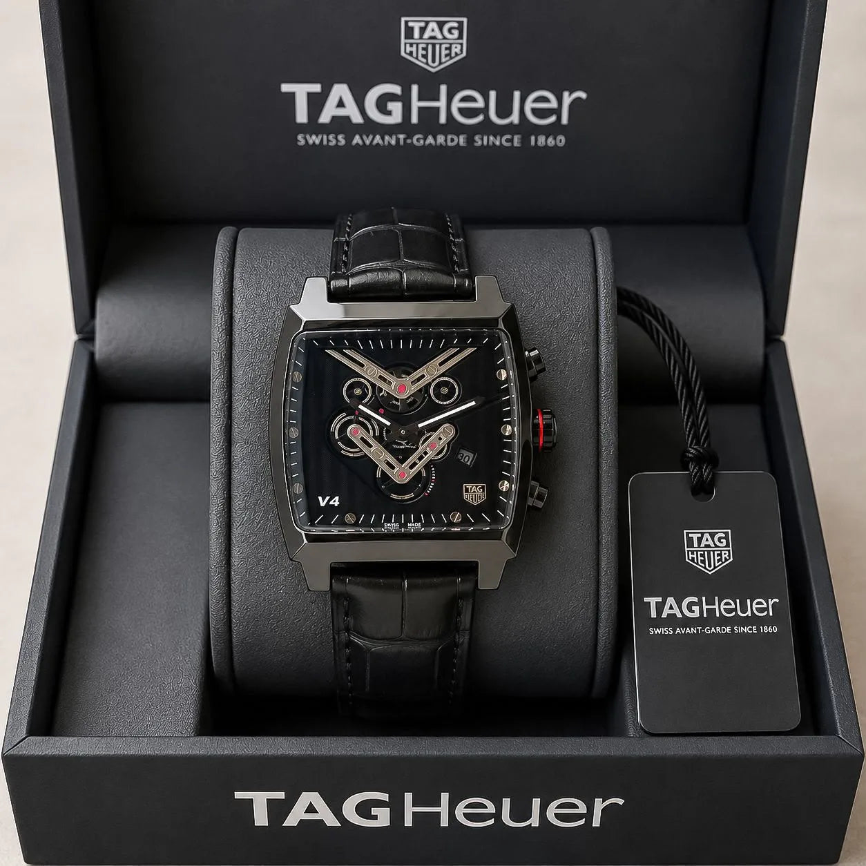 TAG Heuer V4 Black Chronograph