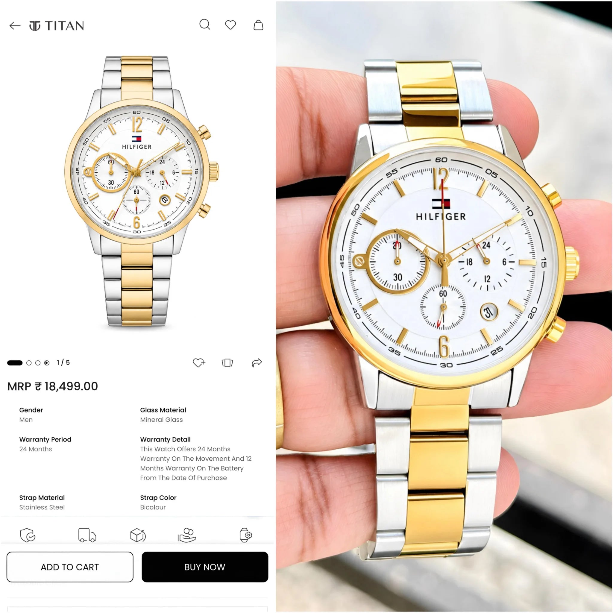 Tommy Hilfiger Evan Chronograph