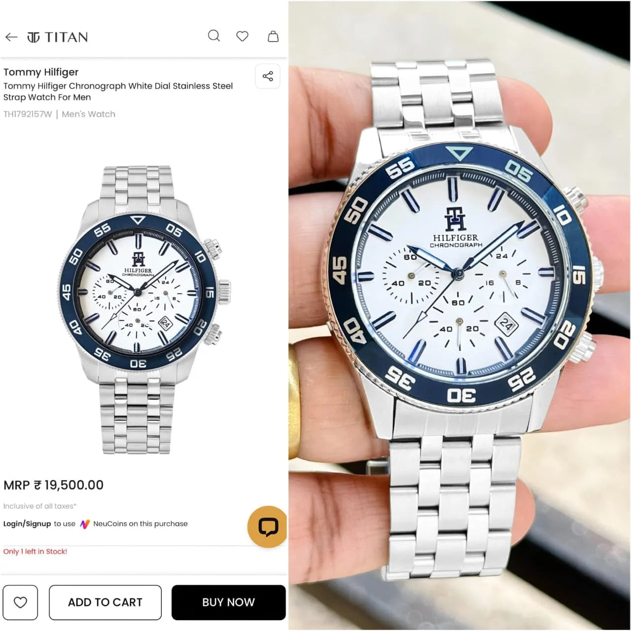 Tommy Hilfiger TH1792157W Chronograph