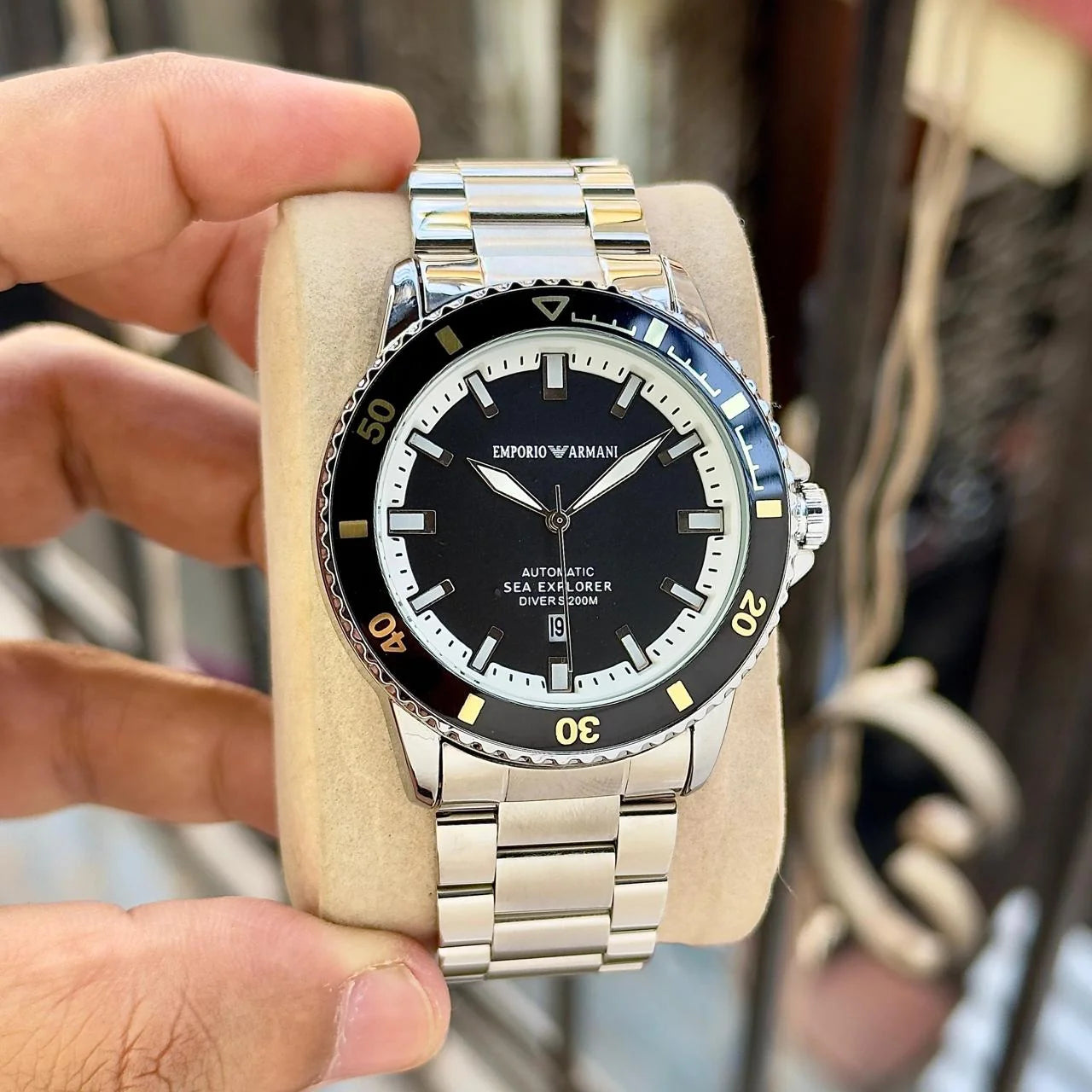 Emporio Armani Sea Explorer – Automatic Dive Watch