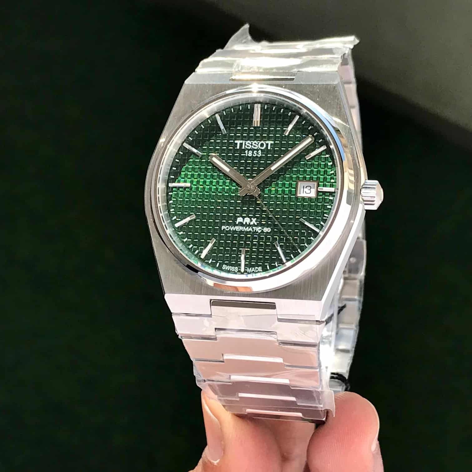 Tissot PRX Poweromatic Green Dial 100% Authentic Automatic Men’s Watch