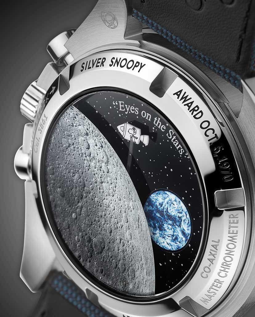 Omega Speedmaster Silver Snoopy Award 50th Anniversary Edition Swiss ETA Automatic Mens Watch