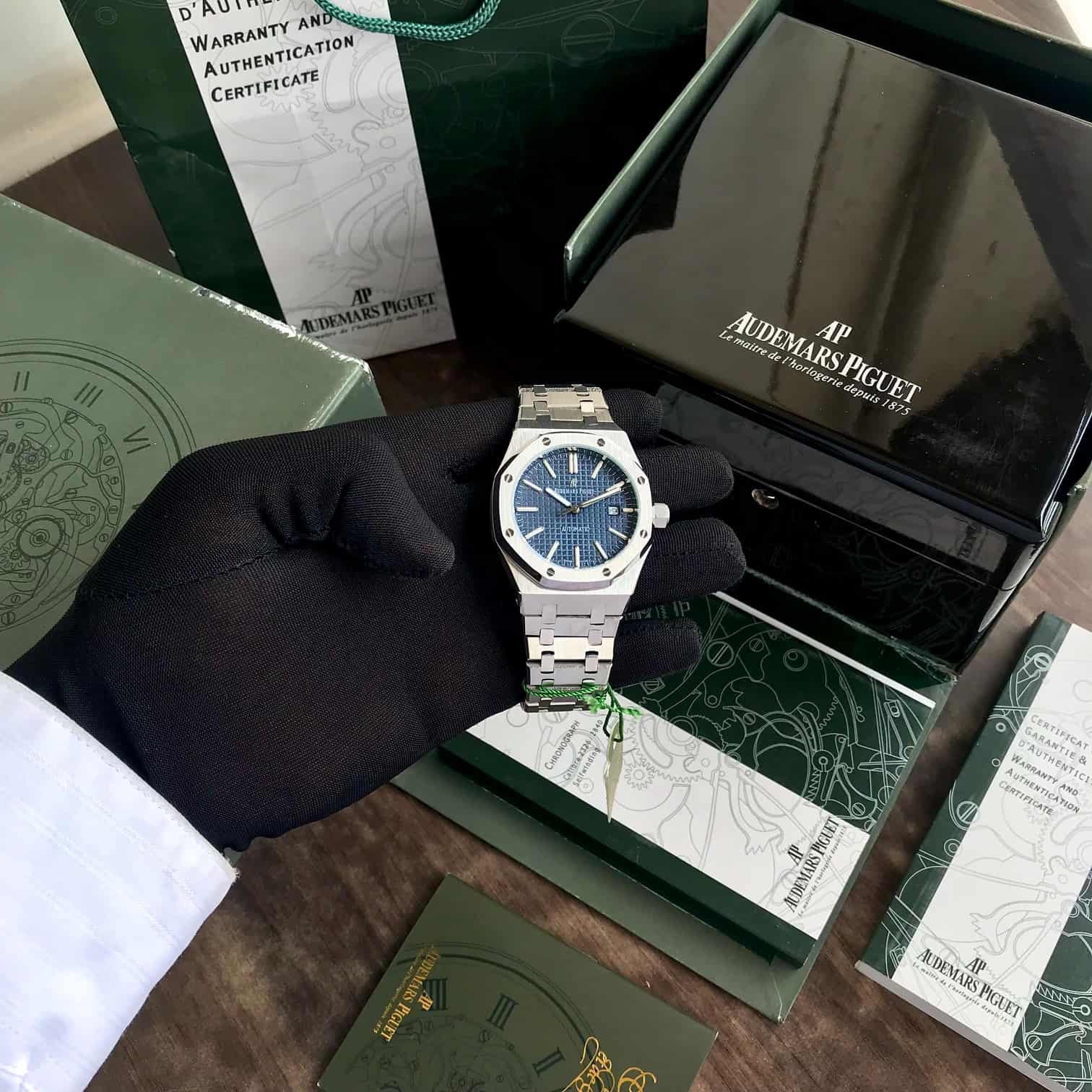 Audemars Piguet Royal Oak Offshore Stainless Steel Automatic Blue Dial Men’s Watch