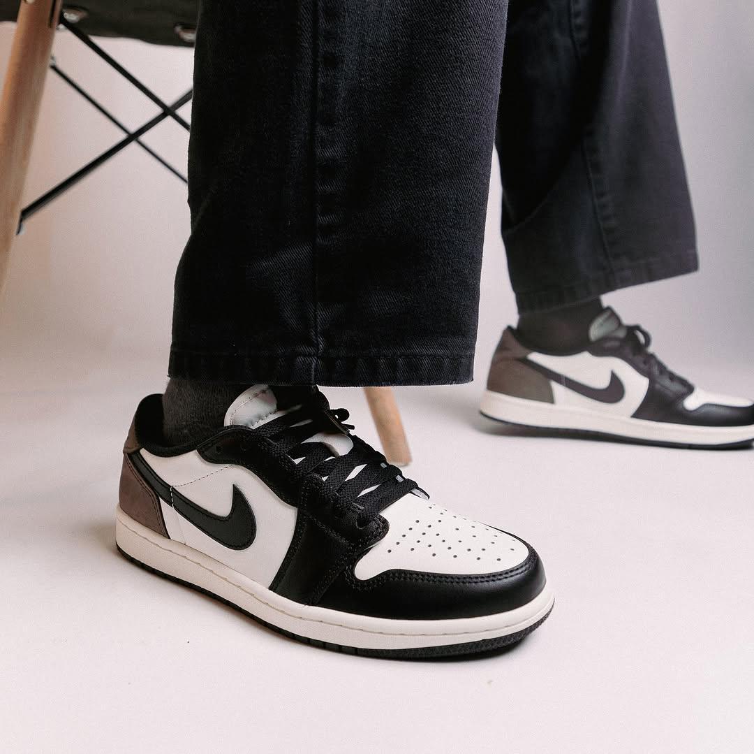 Air Jordan 1 Mocha Low – Brown & Black Casual Sneakers for Men