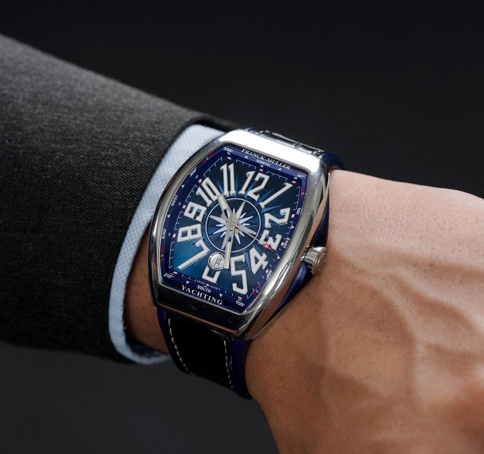Frank Muller Vanguard Yachting Premium Swiss ETA Movement Automatic Mens Watch