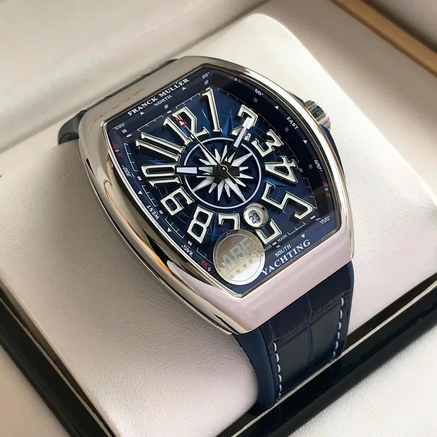 Frank Muller Vanguard Yachting Premium Swiss ETA Movement Automatic Mens Watch