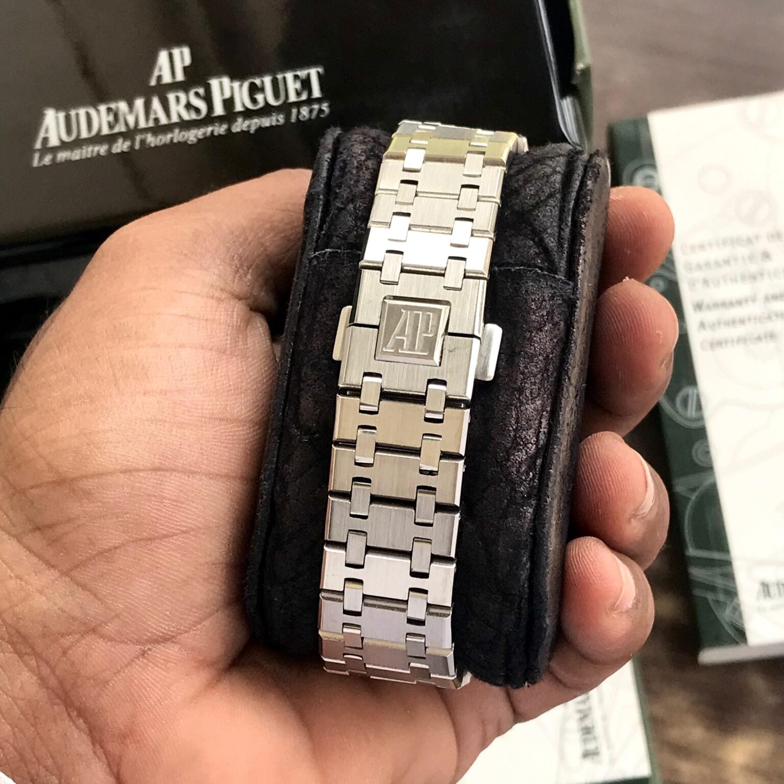 Audemars Piguet Royal Oak Offshore Stainless Steel Automatic Blue Dial Men’s Watch