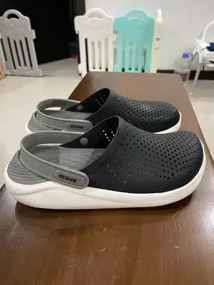 Crocs Literide Comfortable Unisex Black Grey Clogs