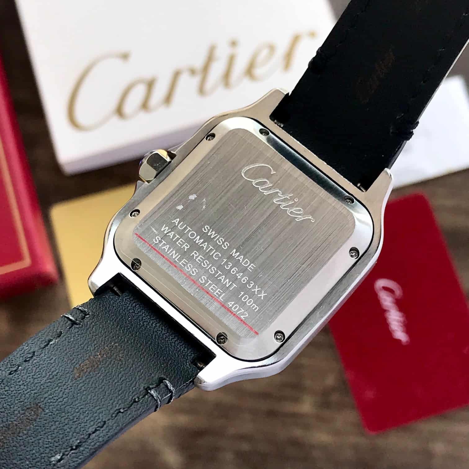 Cartier De Santos Dual Time Grey Premium Automatic Men’s Watch
