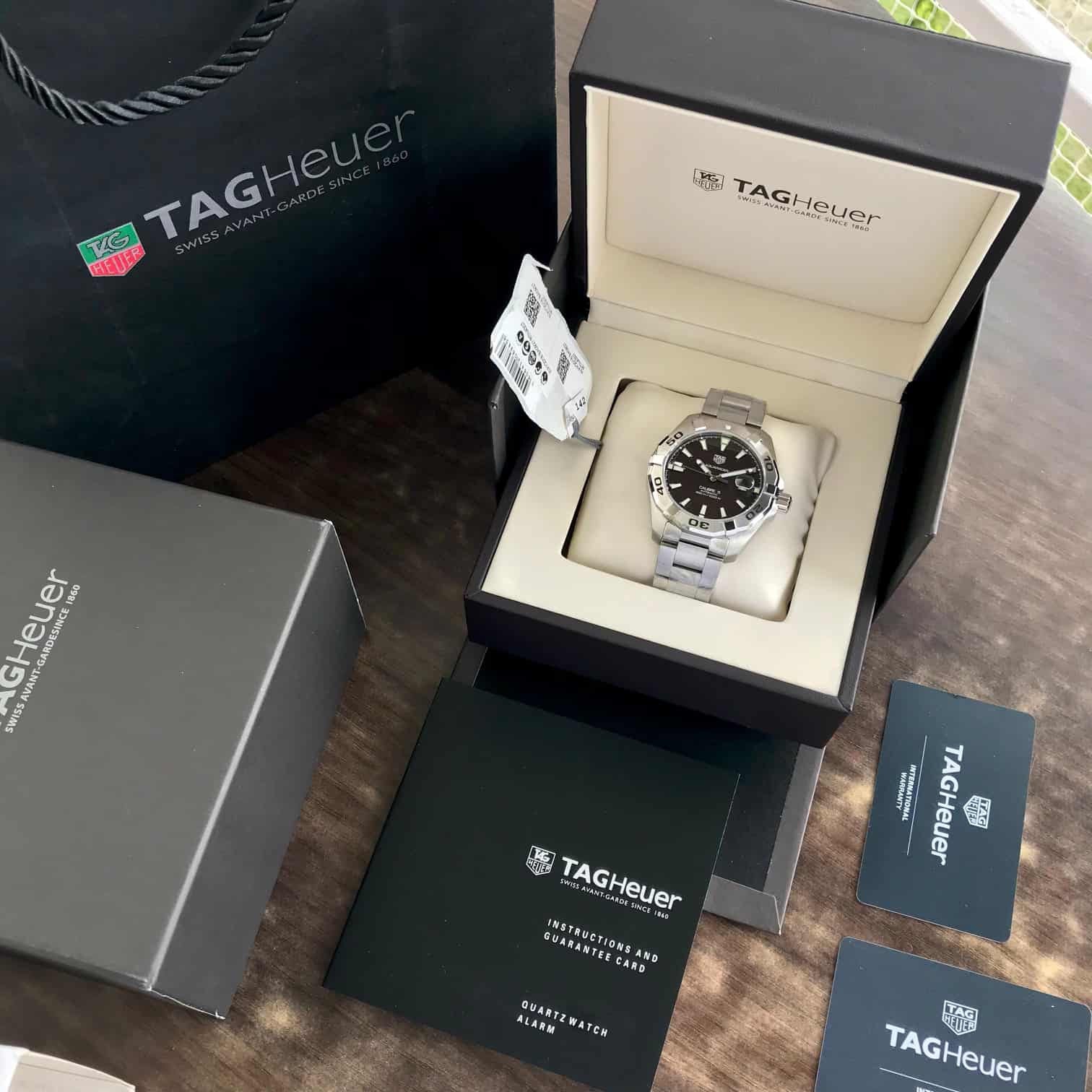 Tag Heuer Aquaracer Calibre 5 Sunrey Brown Dial Authentic Quality Men’s Watch