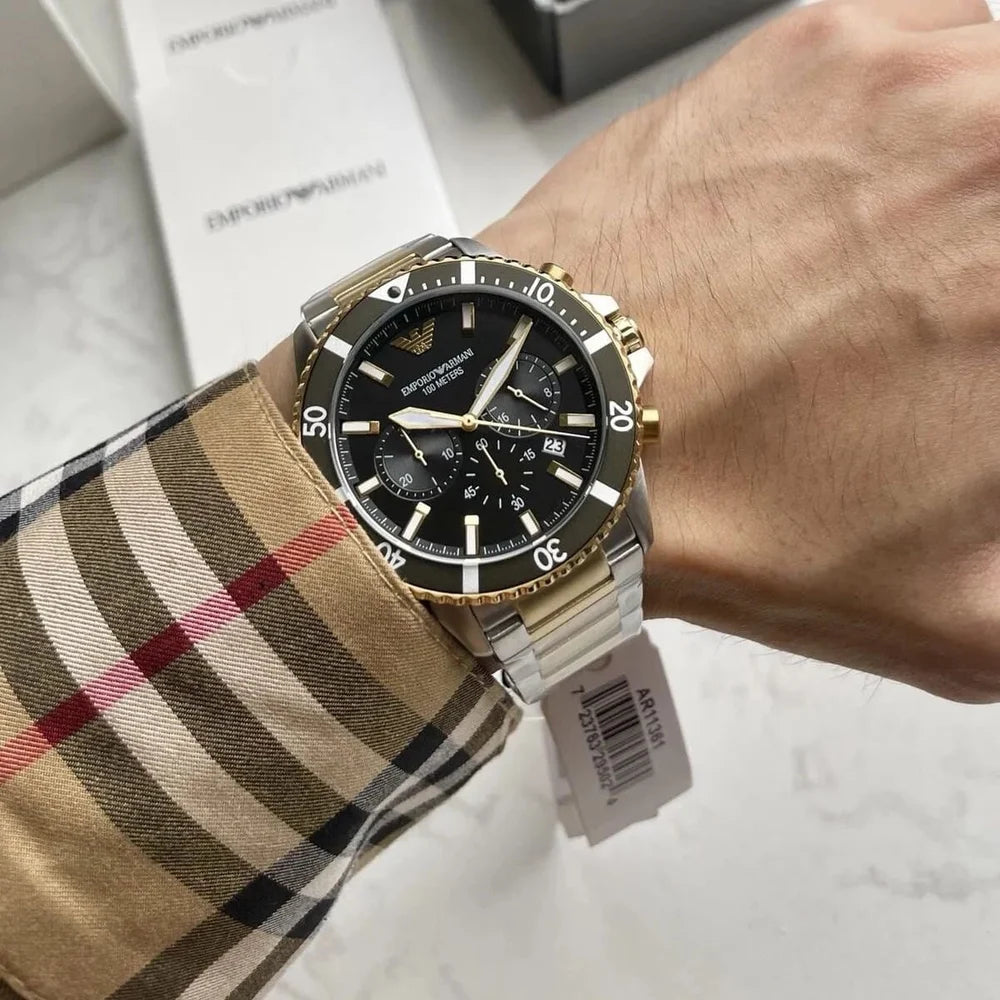 Emporio Armani Chronograph Analog Watch for Men