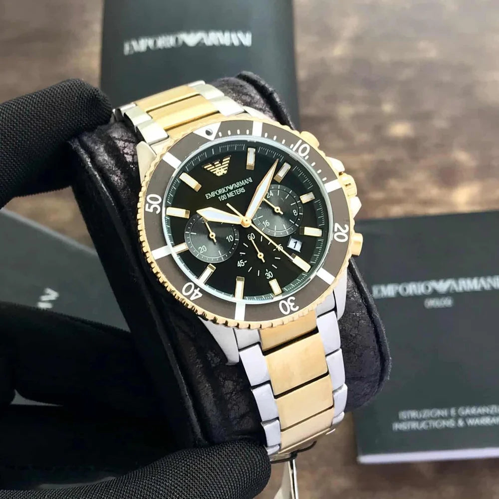 Emporio Armani Chronograph Analog Watch for Men