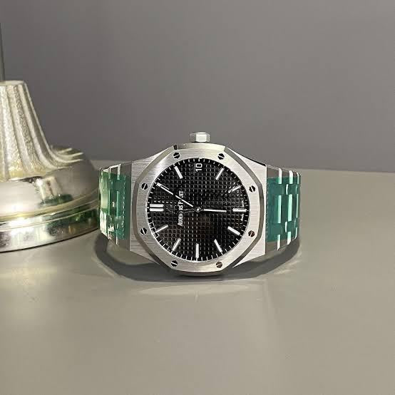 Audemars Piguet Royal Oak OffShore 50 Anniversary Silver Black Dial Swiss ETA Machinery Men’s Watch