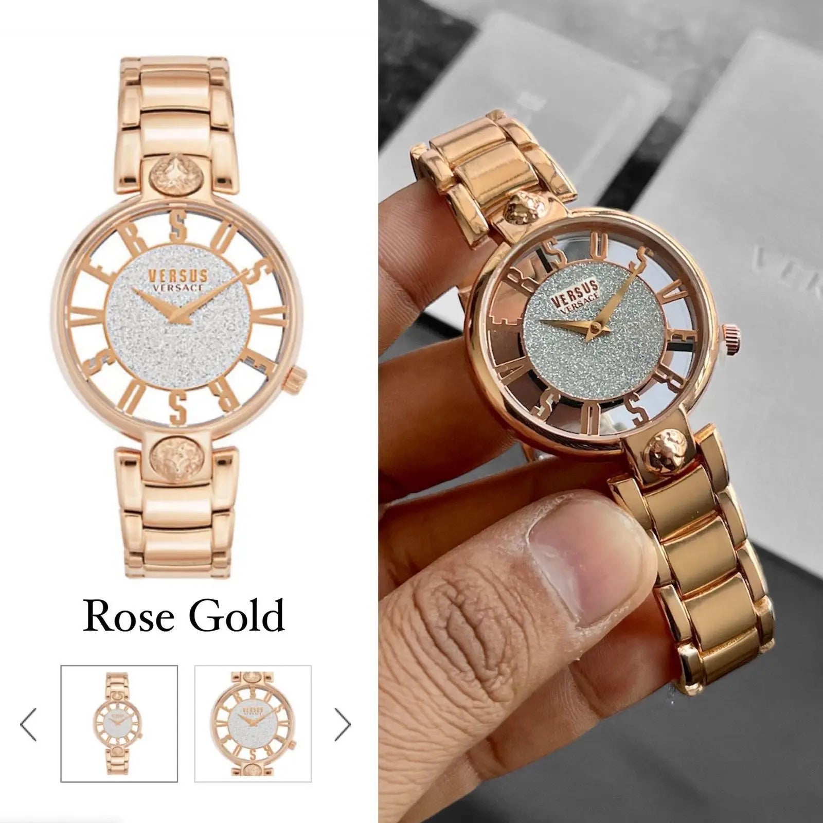 Versace Gender-Ladies Bracelet-Rose Gold