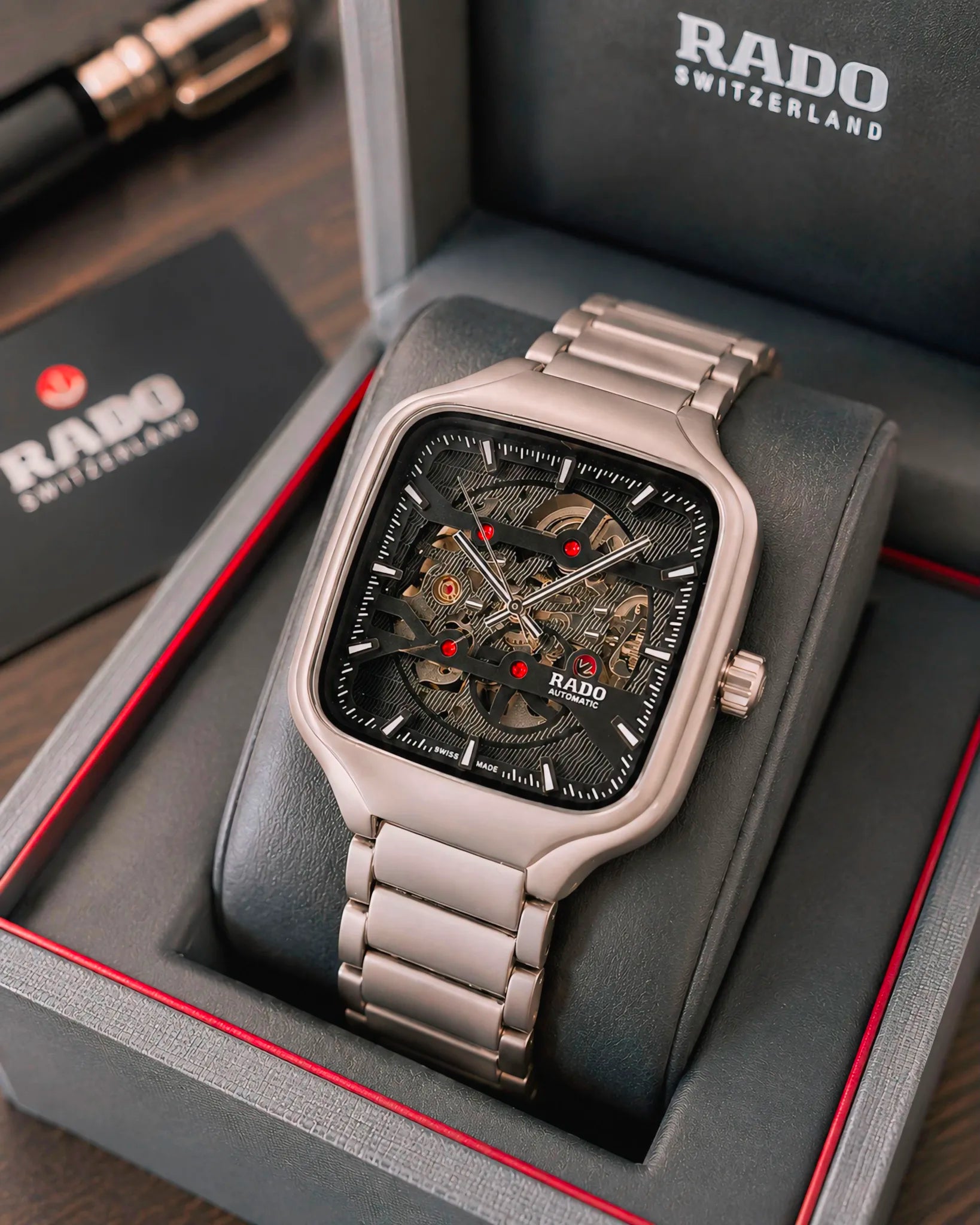 Rado True Square Open Heart Japanese Automatic