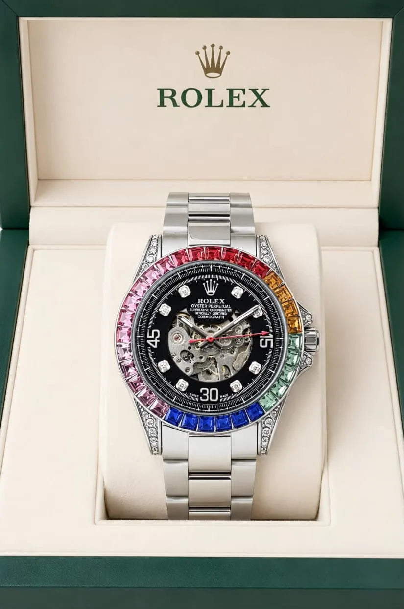Rolex Rainbow Automatic Open Heart
